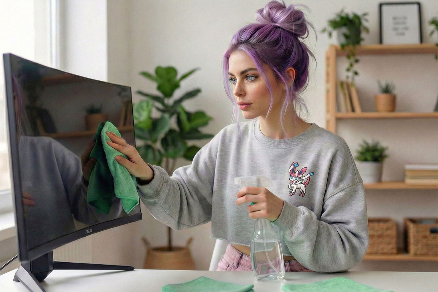 Come pulire il monitor del PC (senza graffi, aloni o danni)