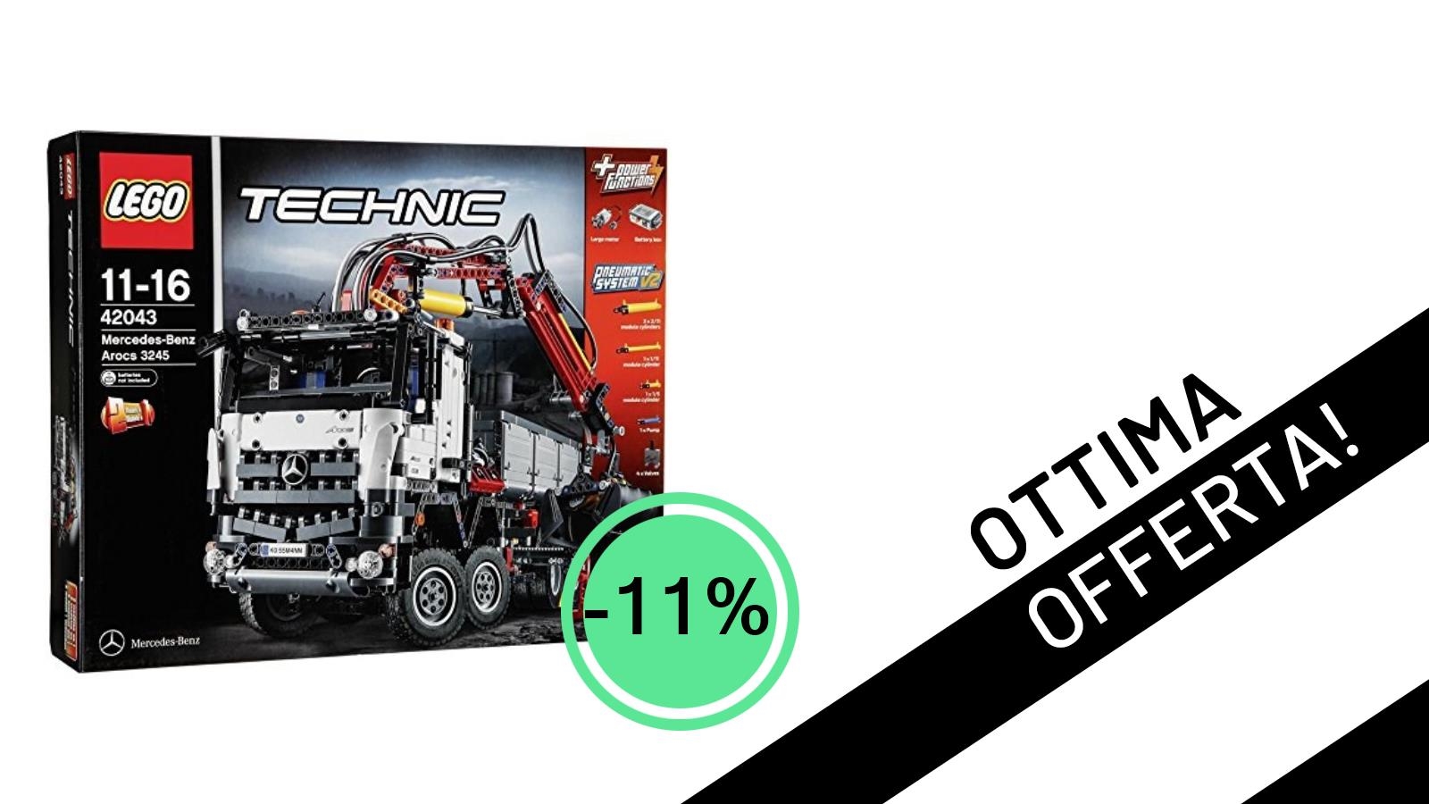 L'epico LEGO Technic Mercedes-Benz Arocs 3245 al minimo storico con uno sconto del 11%!