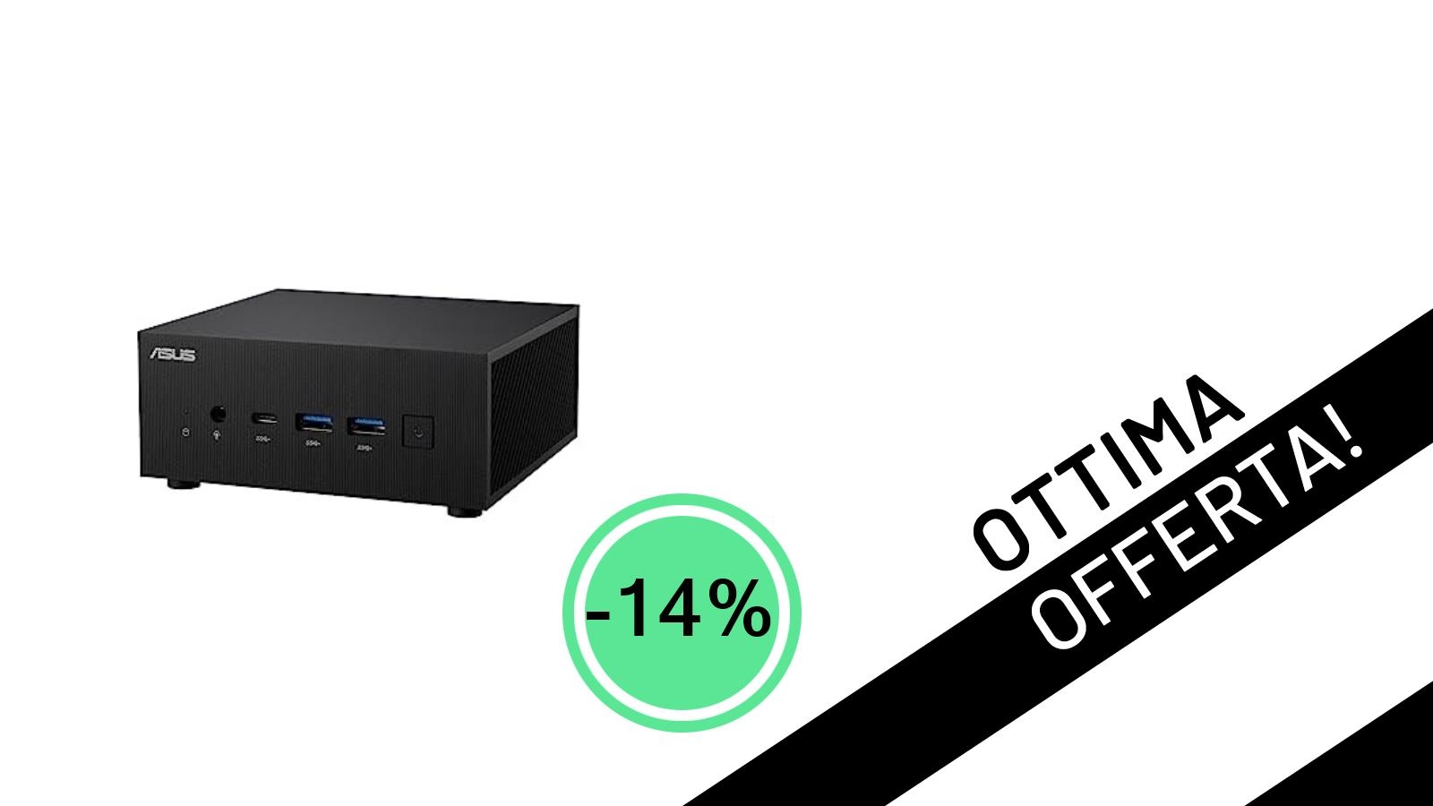 ASUS Mini PC Barebone PN52: Potenza Ryzen 7 a un Prezzo Incredibile (-14%)!