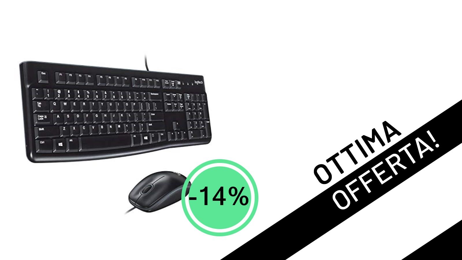 Logitech MK120 Combo: L'Affidabilità Cablata in Offerta Imperdibile per il Tuo Setup (Gaming e non solo!)