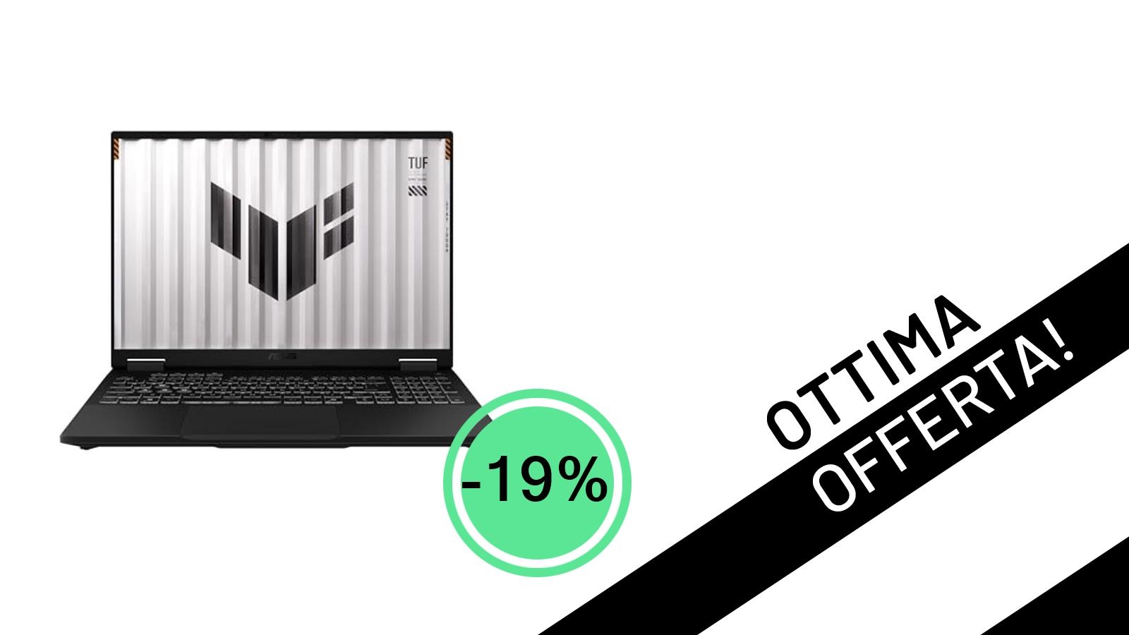 Offerta Imperdibile: ASUS TUF Gaming A16 (2025) con RTX 5060 Scontato del 19%!