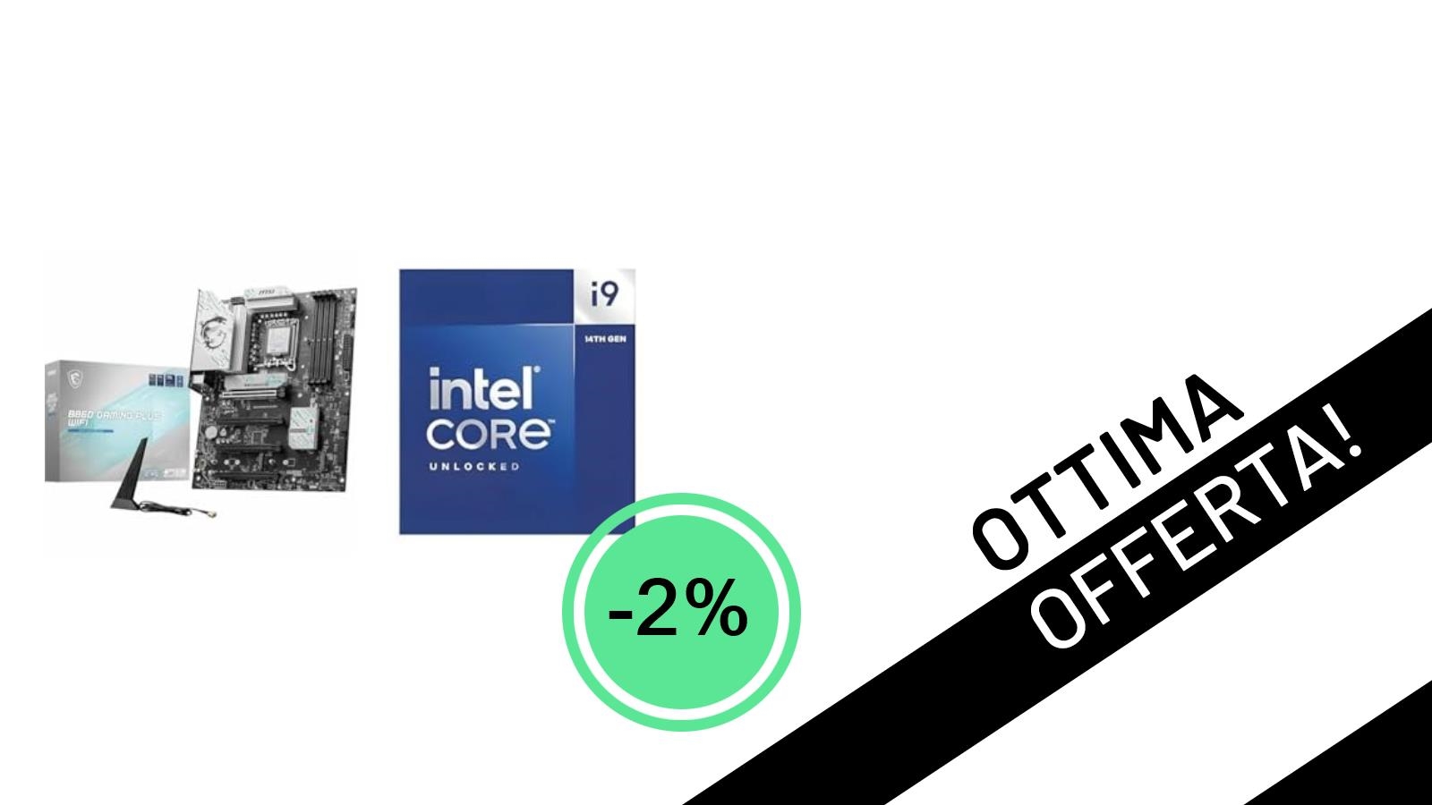Potenza Estrema a un Prezzo Incredibile: MSI B860 GAMING PLUS WIFI e Intel Core i9-14900K in Offerta!