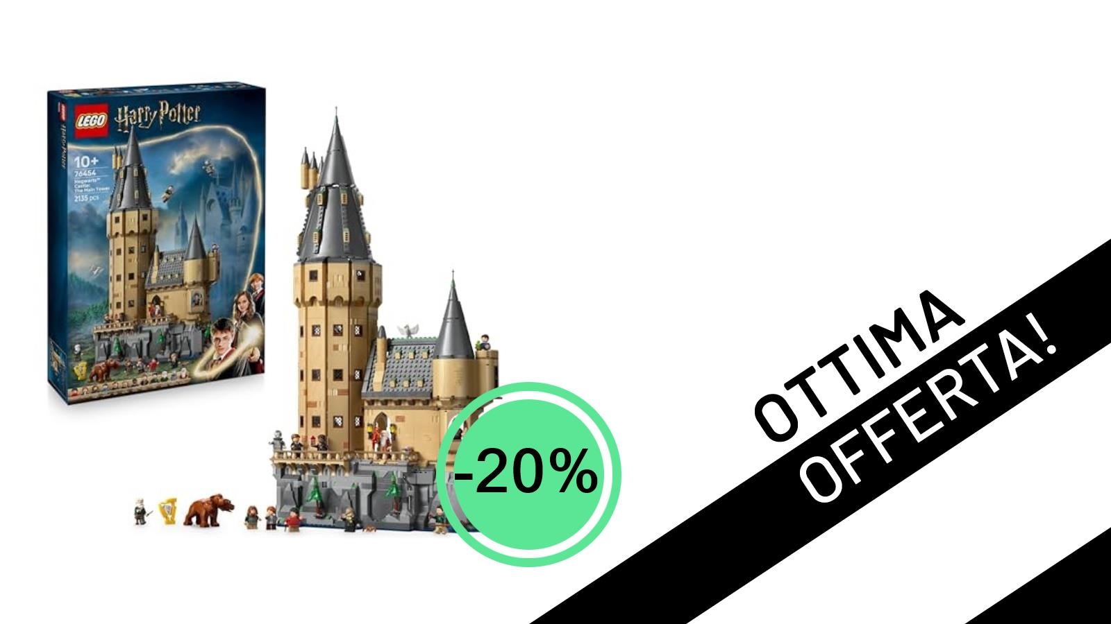 LEGO Harry Potter: Il Castello di Hogwarts 76454 in Offerta Scontato del 20%!