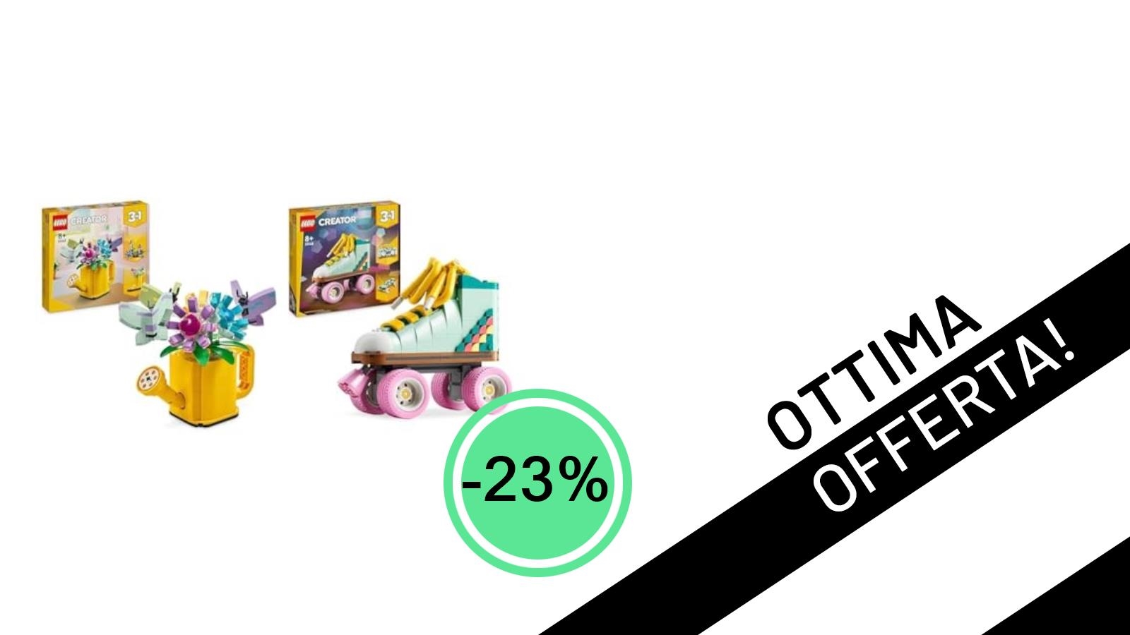 Offerta Imperdibile: Scatena la Creatività con Due LEGO Creator 3 in 1 Scontati del 23% a Soli 46,47€!