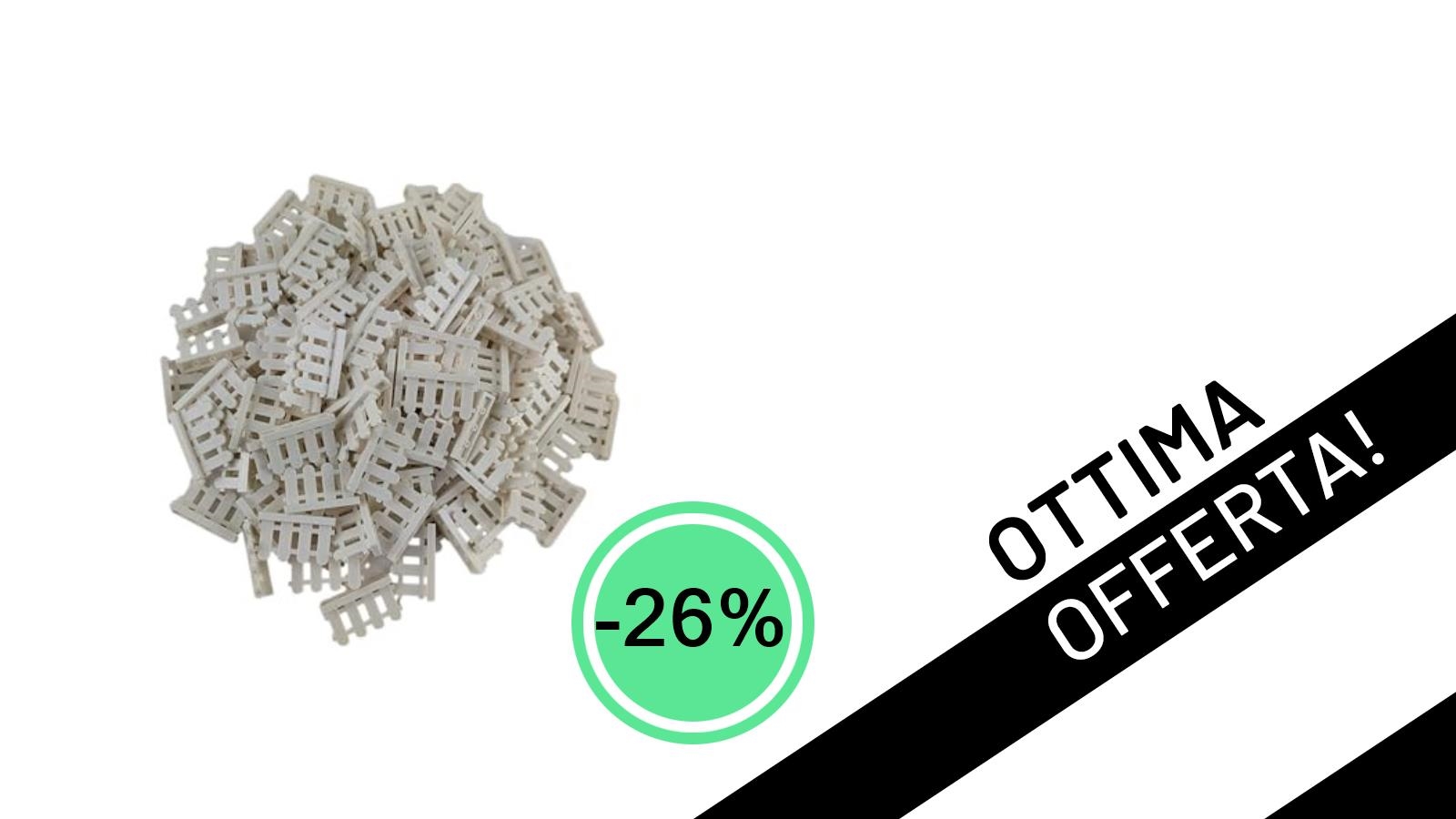 Offerta Imperdibile LEGO: 20 Recinzioni Bianche Serie Basic con Sconto del -26%!