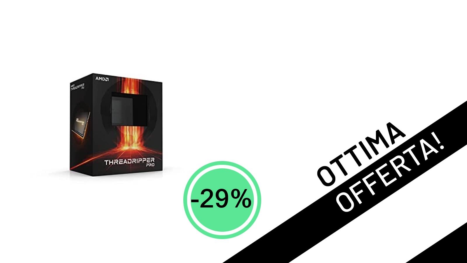 AMD Ryzen Threadripper PRO 5995WX: La Potenza Estrema Scontata del -29%!