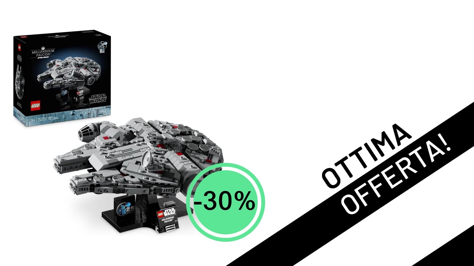 <strong>Offerta Imperdibile:</strong> Il LEGO Star Wars 75375 Millennium Falcon Scontato del 30%!