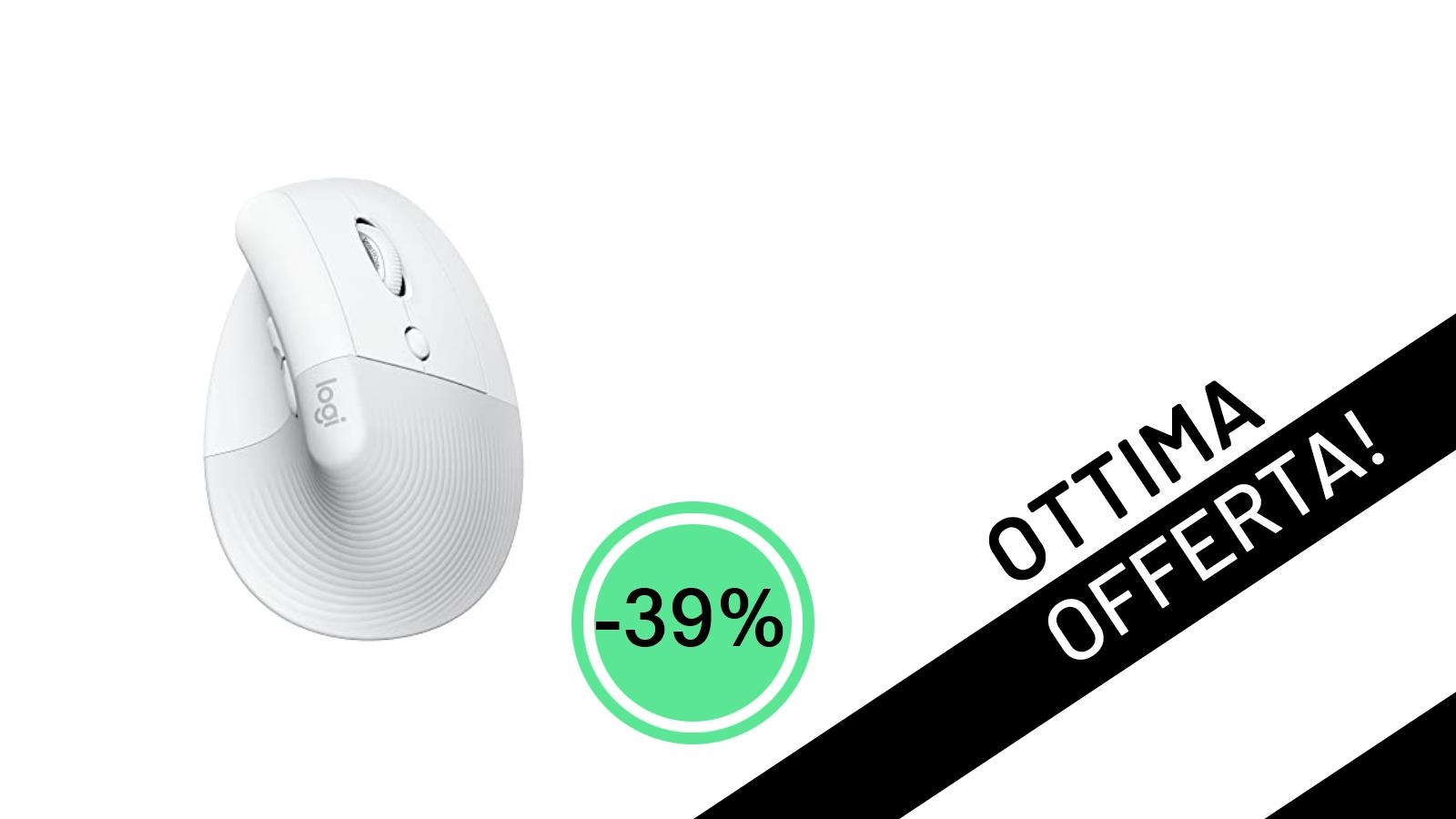 Offerta Lampo: Il Mouse Gaming Verticale Logitech Lift per Mac Sfreccia a Soli 49,99€!