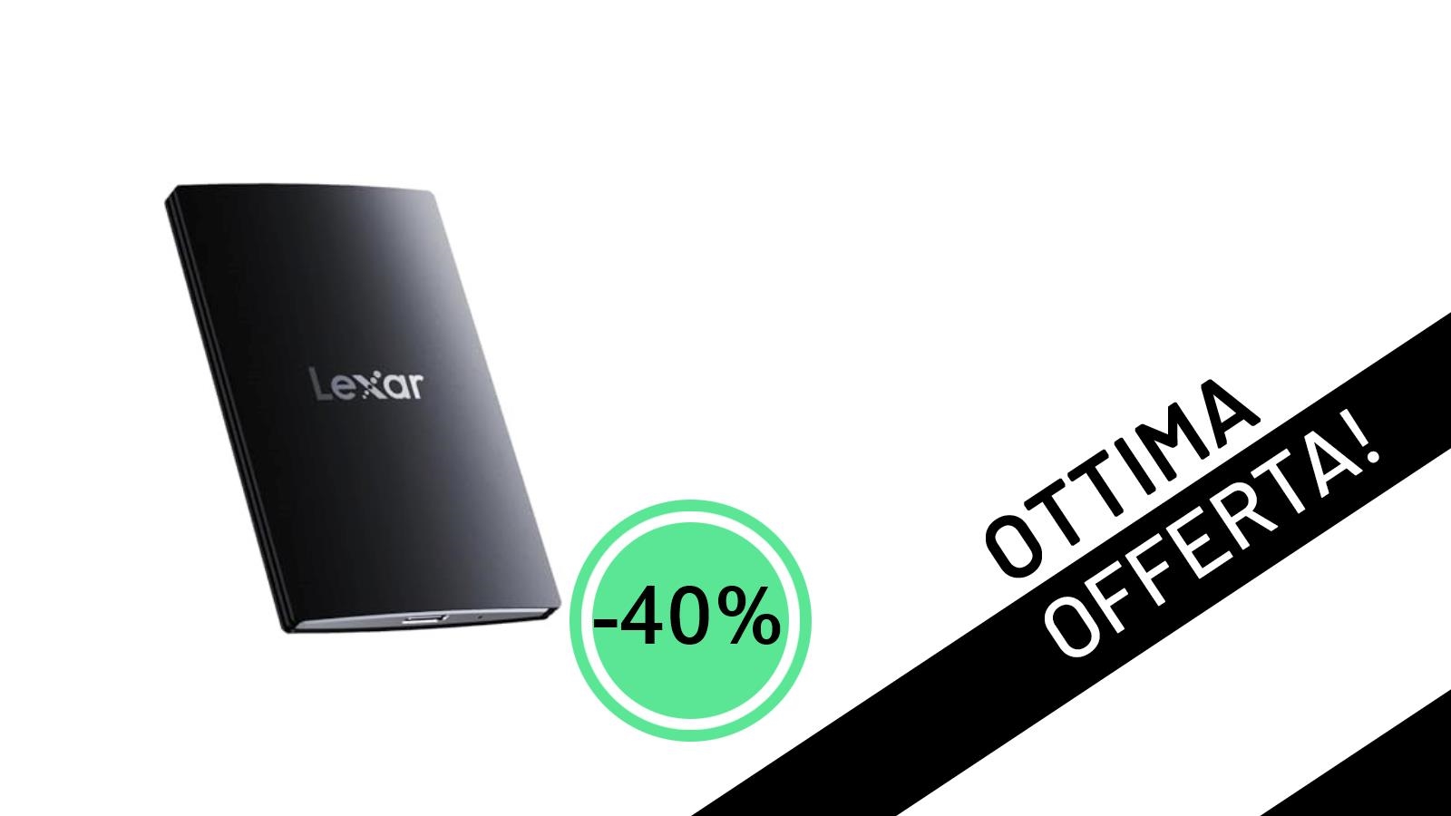 Lexar SL500 1TB SSD Esterno: Velocità Estrema e Sconto Shock del -40%!