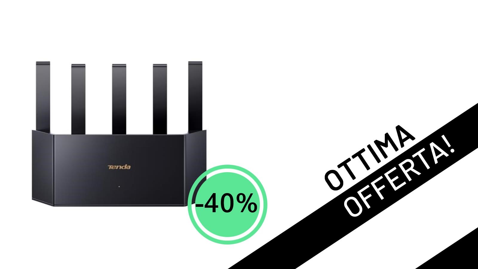 Offerta Esplosiva: Router Tenda WiFi 6 Dual-Band AX1500Mbps a soli 29,99€ con il 40% di Sconto!