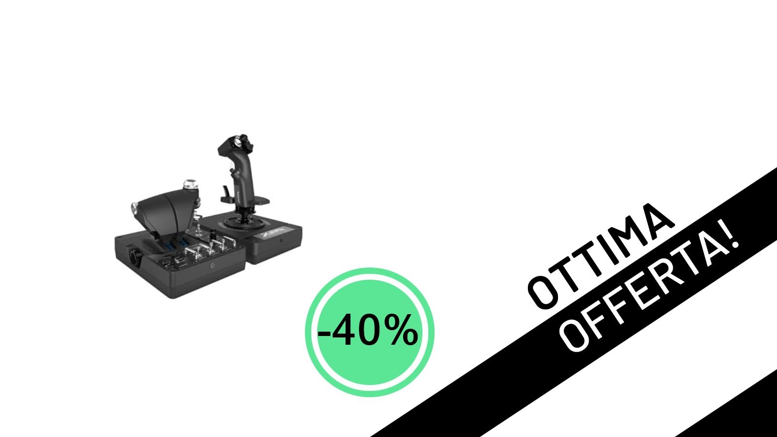 Sconto Esplosivo del 40% sul Logitech G X56 HOTAS: Vola Verso il Realismo a un Prezzo Incredibile!