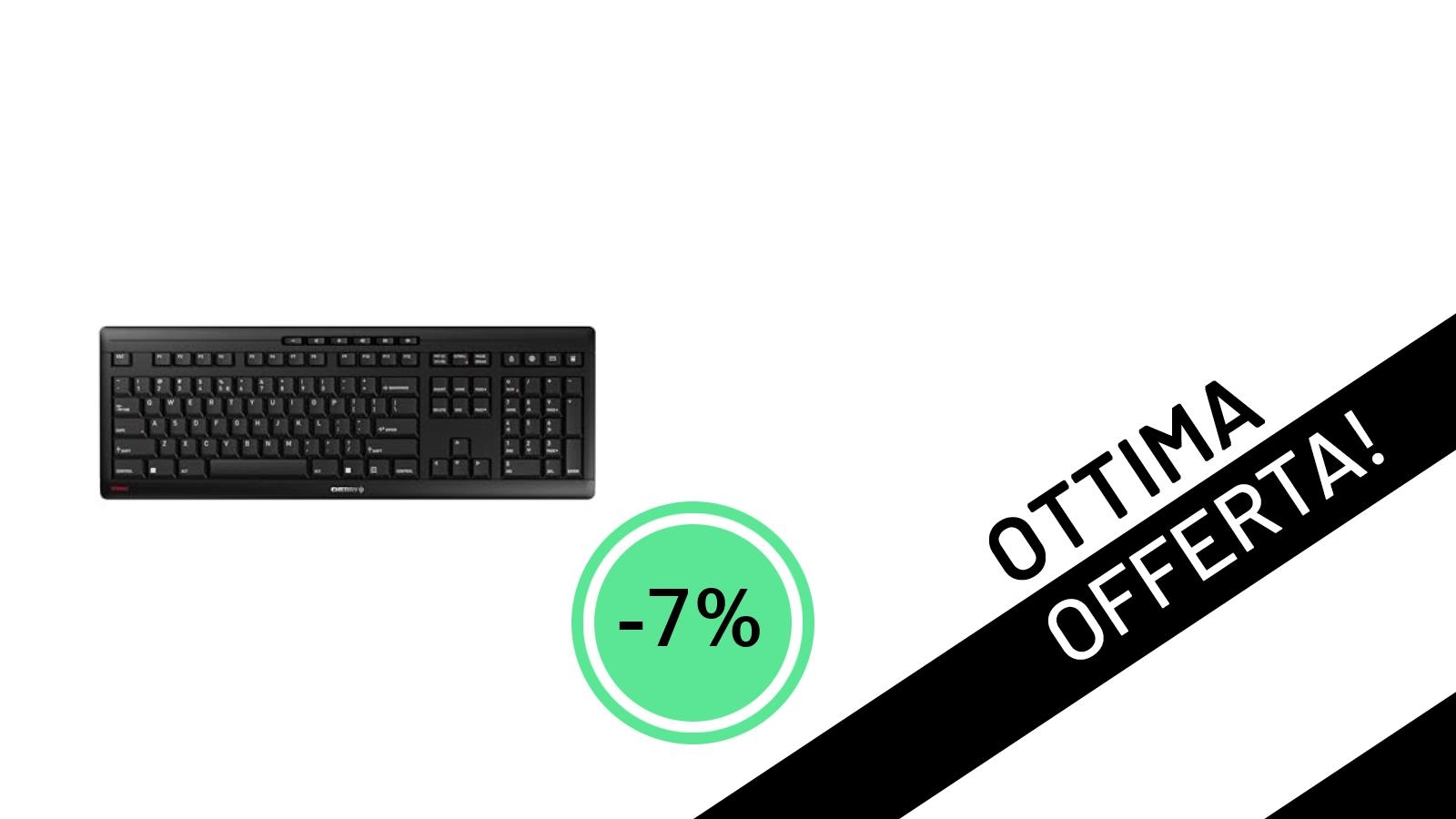 CHERRY STREAM KEYBOARD WIRELESS: La Tastiera Gaming Silenziosa e Senza Fili Ora Scontata del 7%!